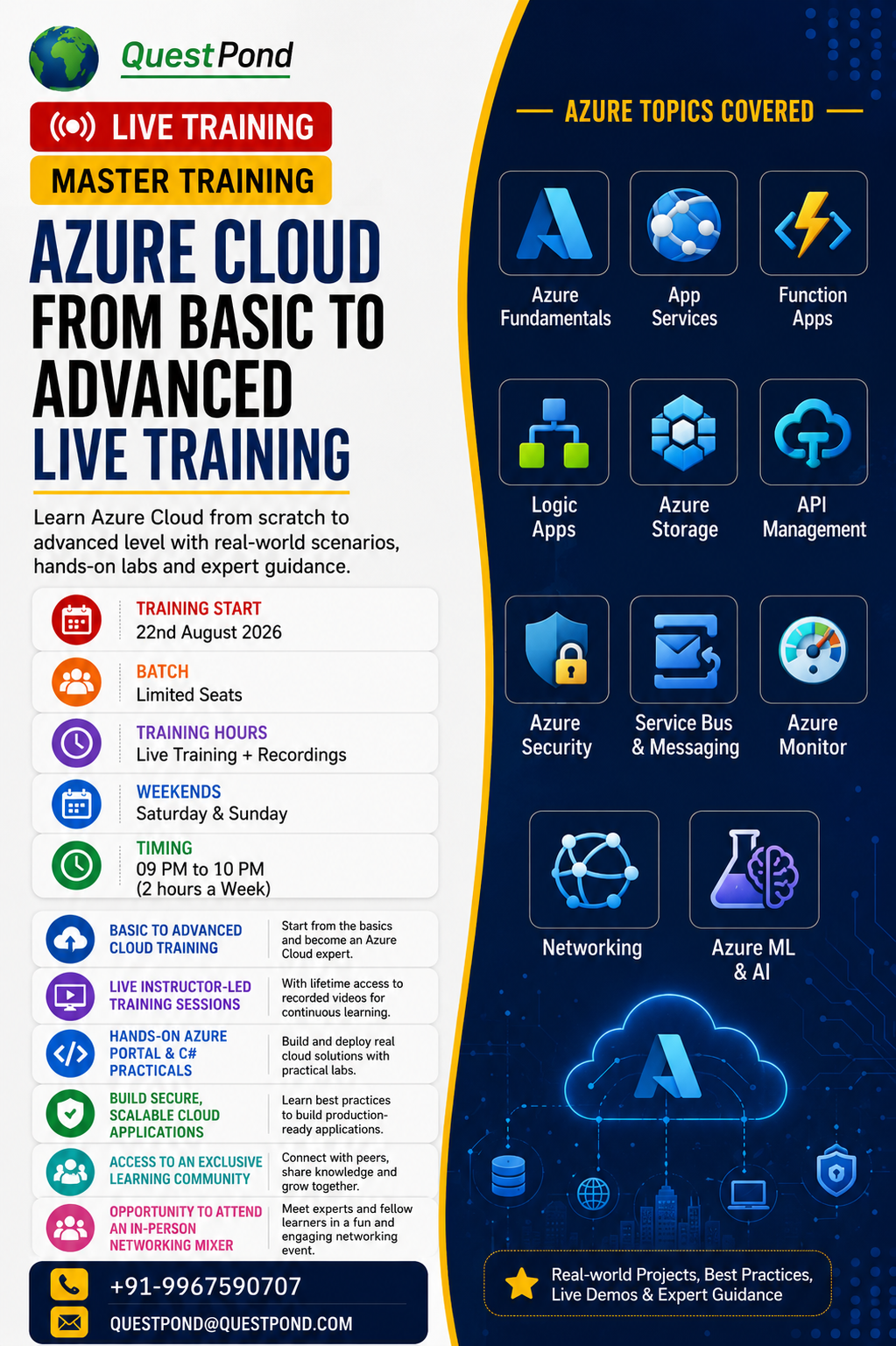 Azure Cloud from Basic to Advanced Live Training
