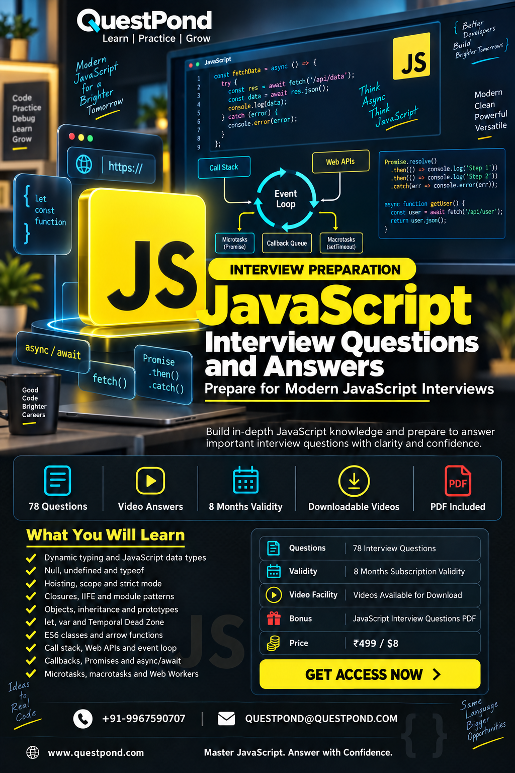 Javascript Interview Questions with answers