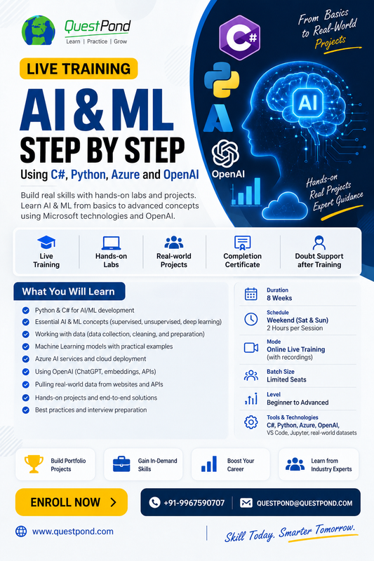 AI ML Step by Step Using C#, Python, Azure and OpenAI