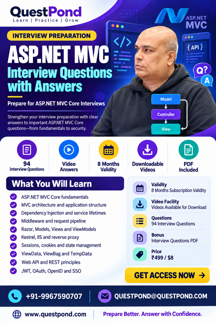 ASP.NET MVC Interview Questions with Answers