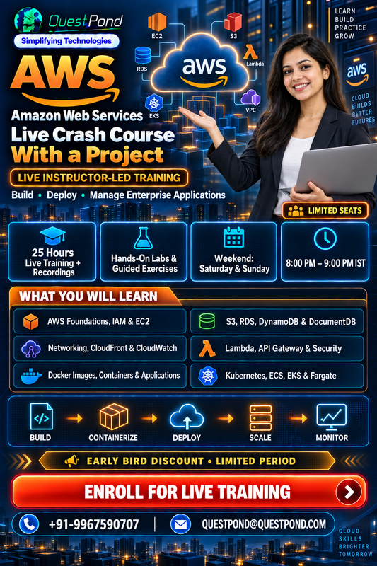AWS (Amazon Web Services) Live Crash Course with a Project