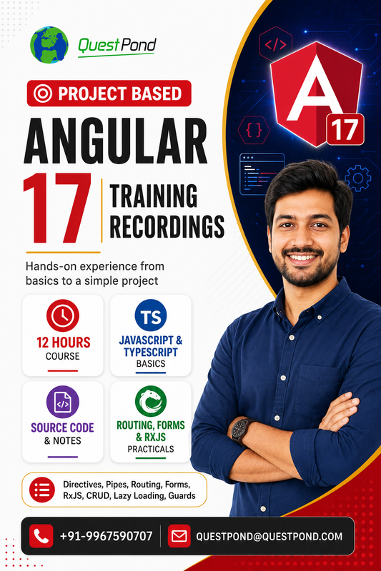 Angular 17 Training Recordings (Project Based)