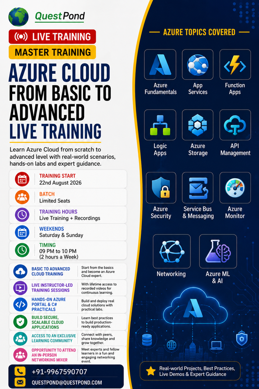 Azure Cloud from Basic to Advanced Live Training