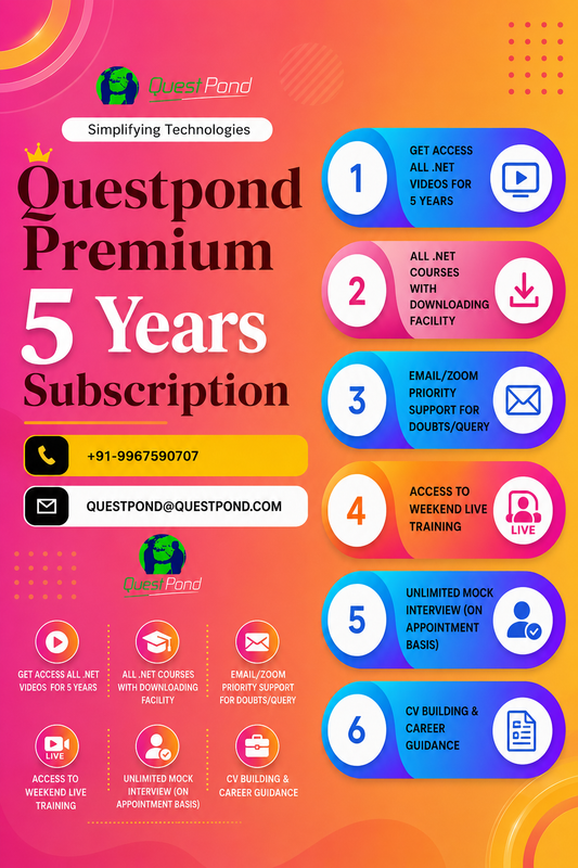 .NET All Premium Subscription Questpond