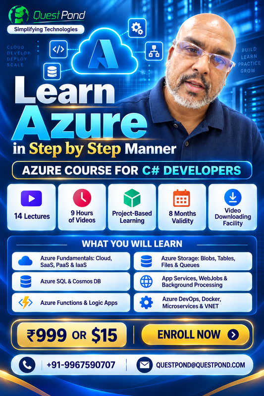 Learn Azure in Step by Step manner