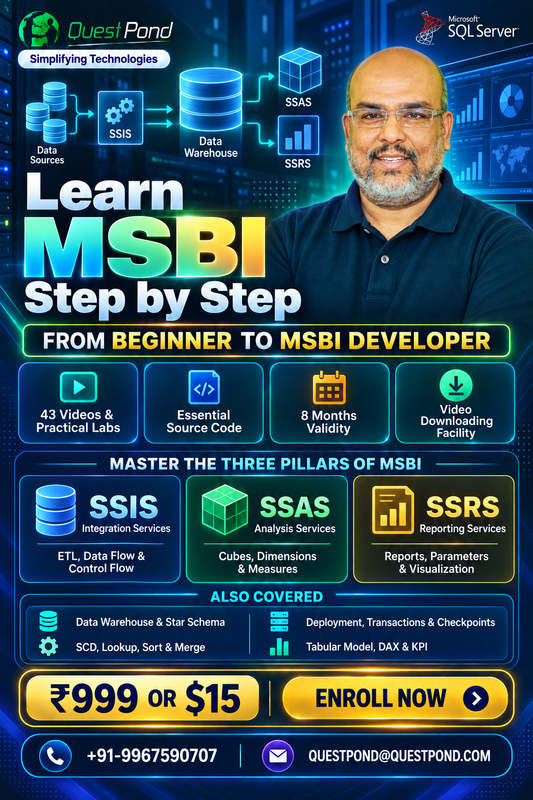 Learn MSBI Step by Step