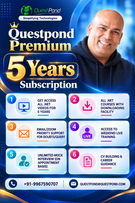 .NET All Premium Subscription Questpond