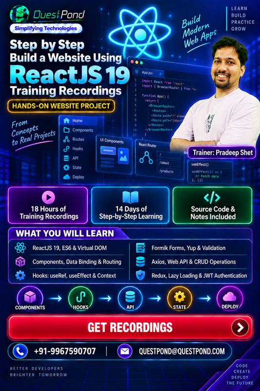 Step by Step build website using ReactJS Training