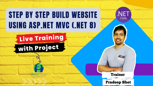 Step by Step build website using MVC Core (.NET 8)