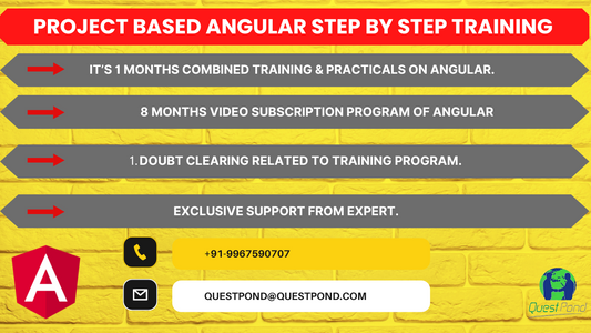 Project Based Angular Step By Step Training